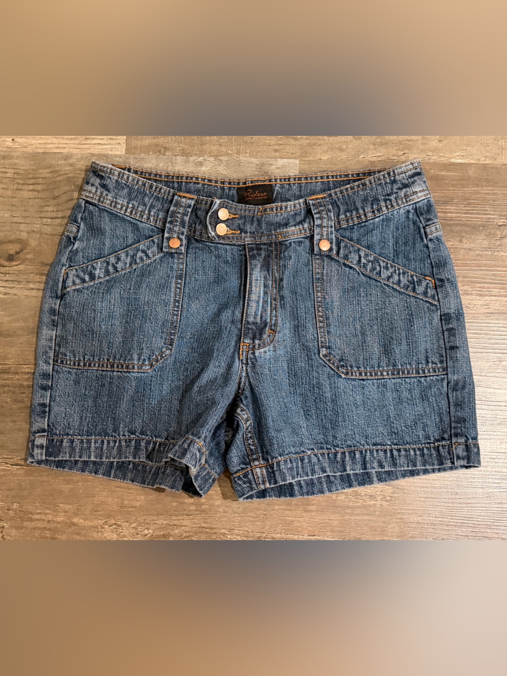 Riders by Lee Mid-Rise Blue Denim Shorts
